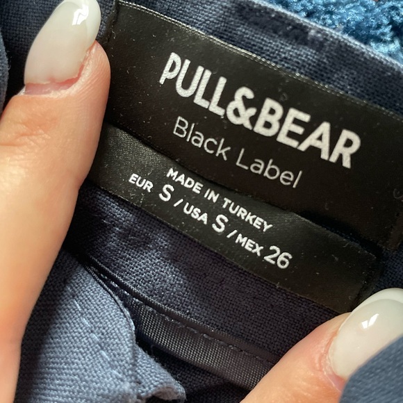 Navy blue pants wide leg - Picture 5 of 6